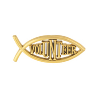 Christian Volunteer Pin Generic Gold Pin